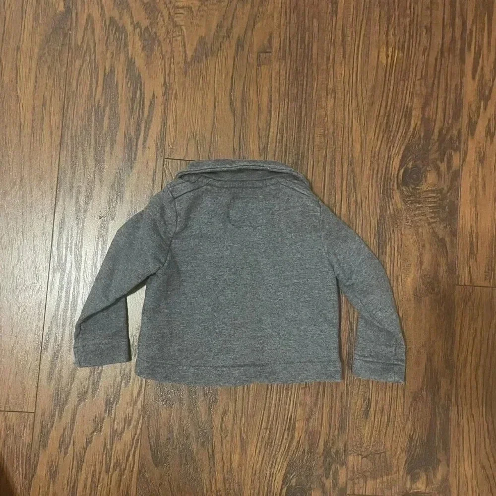 18 Months Oshkosh B'Gosh Gray Moto Jacket, Unisex